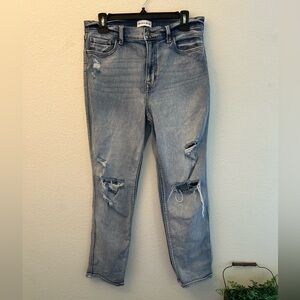 Studio Blue Size 30 Super Stretchy Distressed Denim